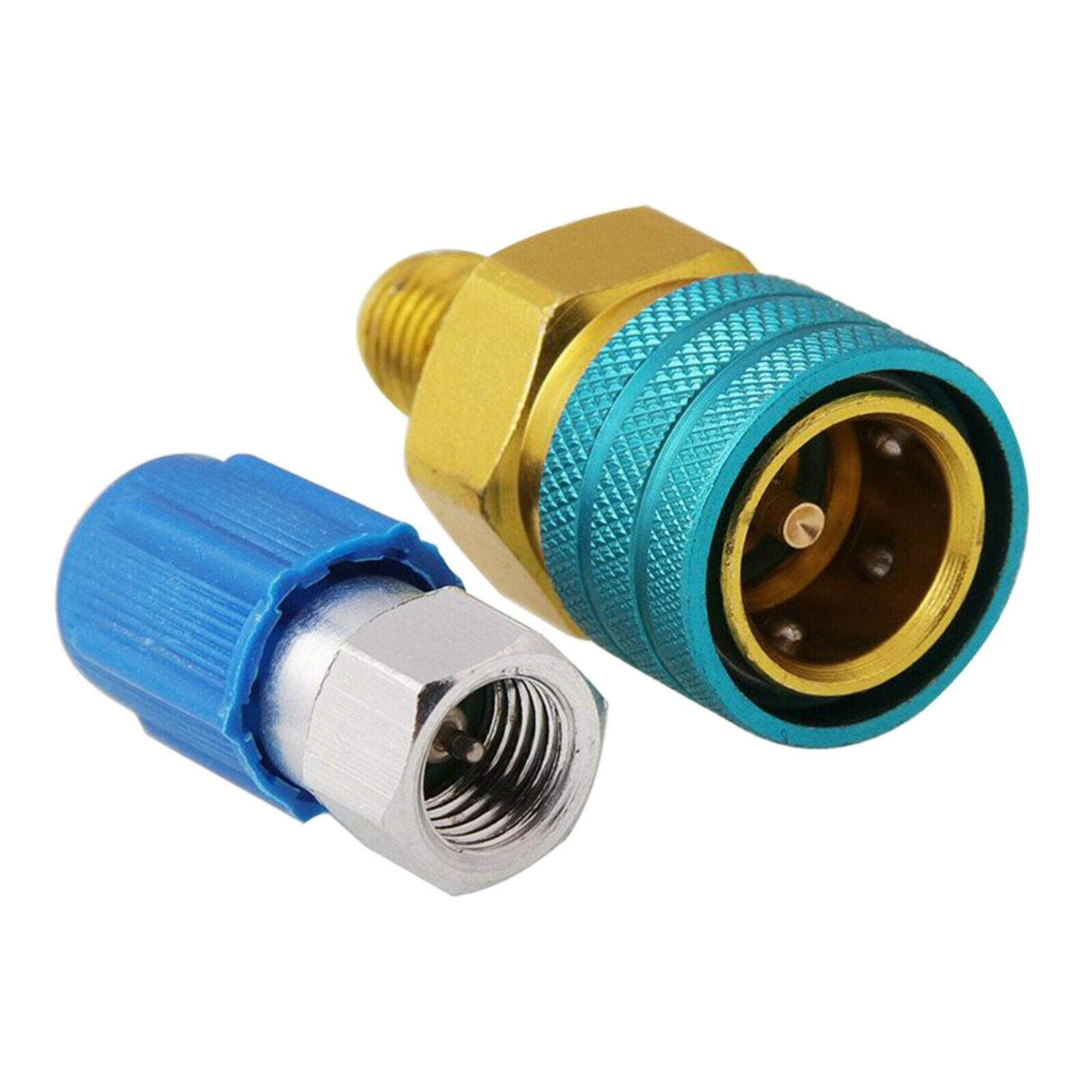 1x R1234YF Low Side Coupler to R134A Hose Adapter Quick Fitting Connector