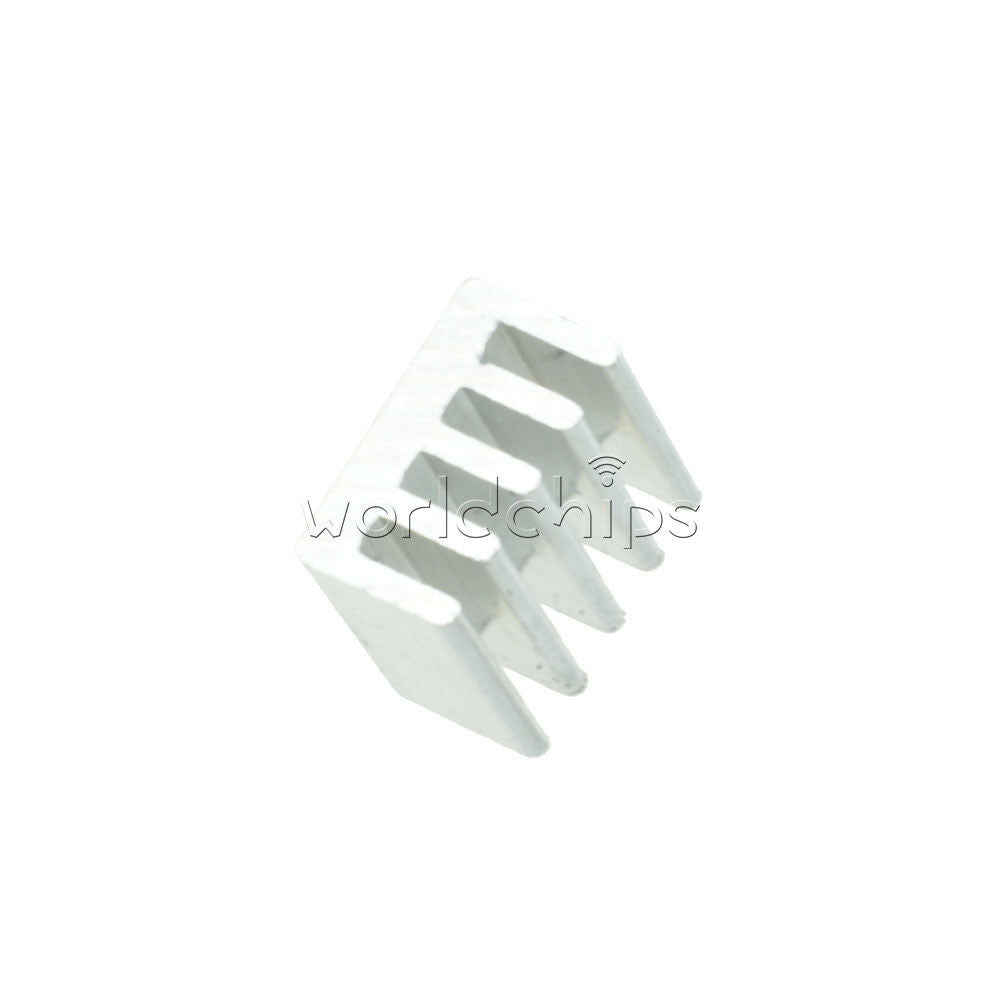 100Pcs 8.8x8.8x5mm Aluminum Heat Sink for Computer Memory Chip LED Power IC