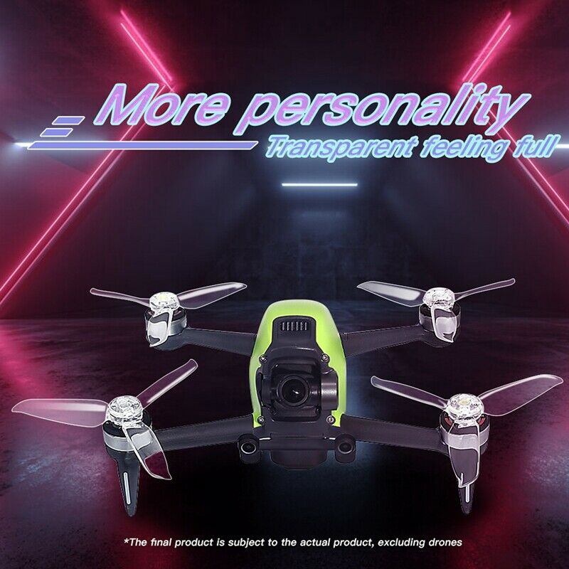 4Pcs Aircraft Transparent Blade Propellers PC Blade Propeller for DJI FPV CrosJ8