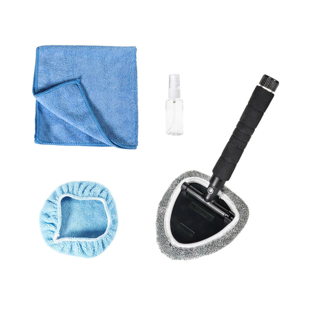 Retractable Windshield Cleaner Wiper Handle Wand Brush Set Car Clean Tool