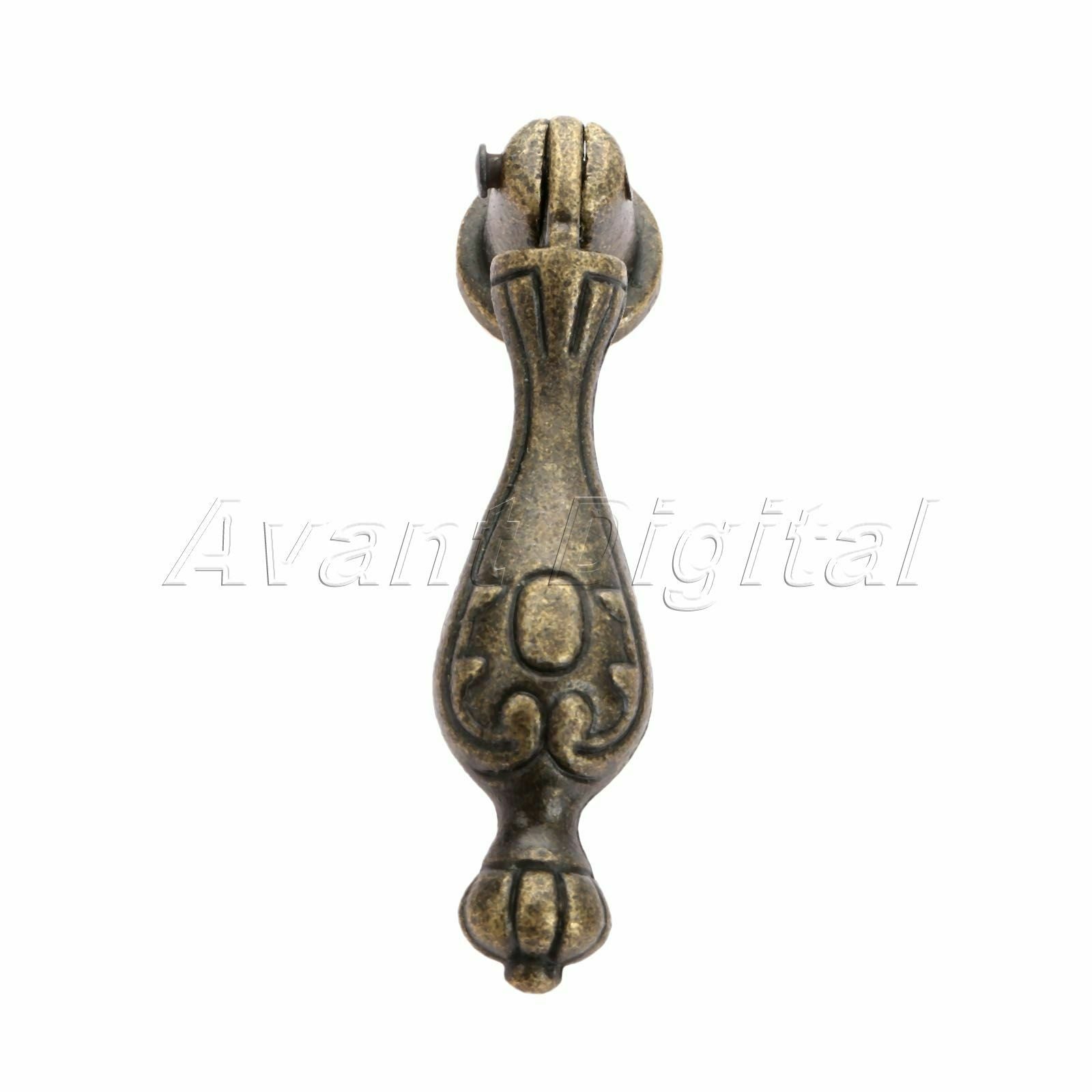 Zinc Alloy Furniture Cabinet Knobs Dresser Drawer Pendant Drop Door Pull Handle