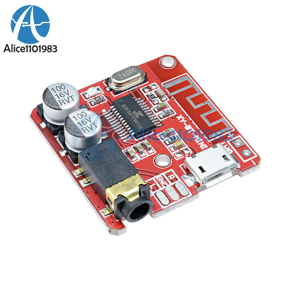 10PCS Mini Bluetooth 4.1 Audio Receiver MP3 Decoder Amplifier Board 3.7V-5V