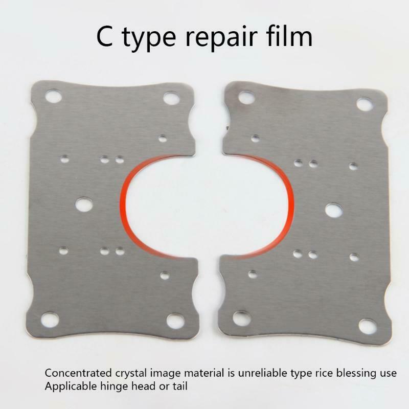 1x Hinge Repair Plate Stainless Steel Hinge Tools Cabinet Hinge Repair Plate Kit