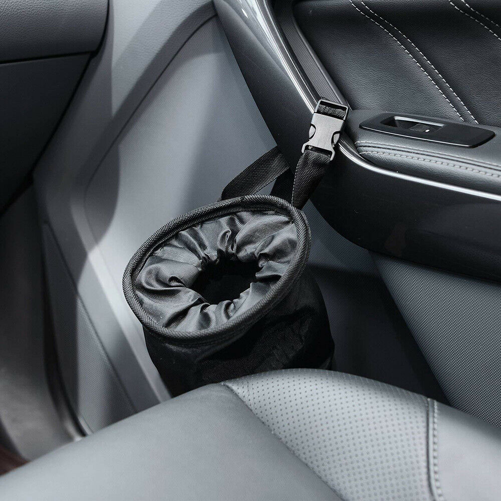 Car Trash Bag Can Litter Garbage Keeper Back Seat Headrest Wastebasket
