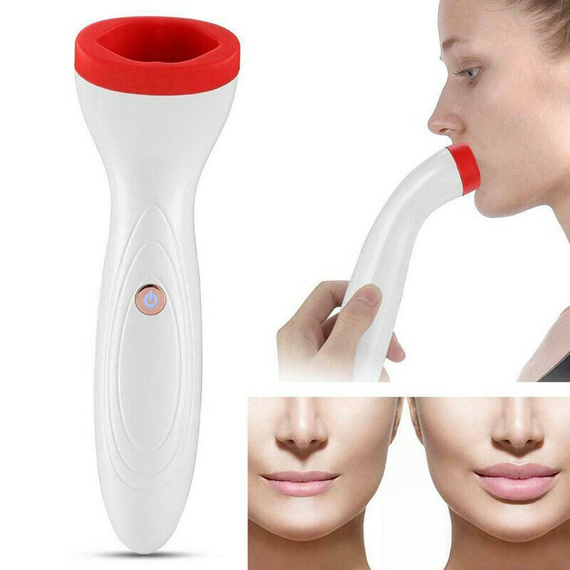 Silicone Lip Plumper Device Electric Lip Plump Enhancer Bigger Fuller Lips TFCA