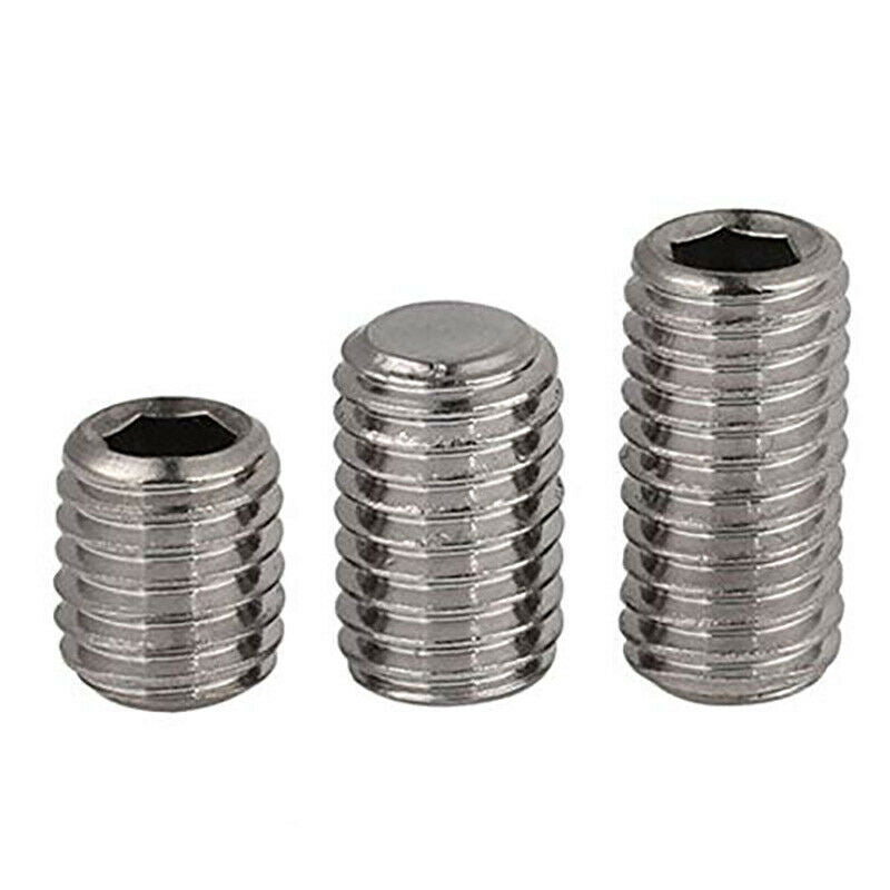 400 Pcs M5 Flat Head Stainless Steel Screw Hexagon Socket Flat Head Set Screw
