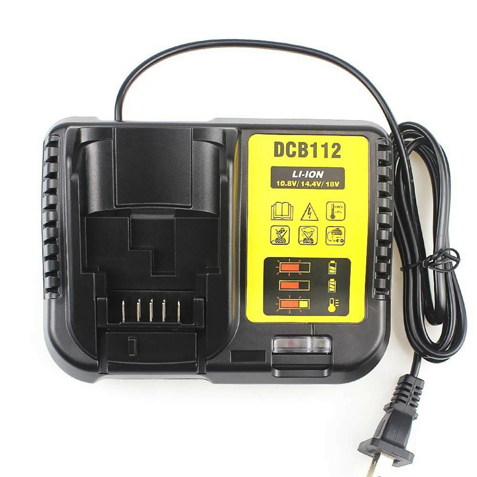Li-Ion Battery Charger Replacement for 10.8V 14.4V 18V Li-Ion Battery