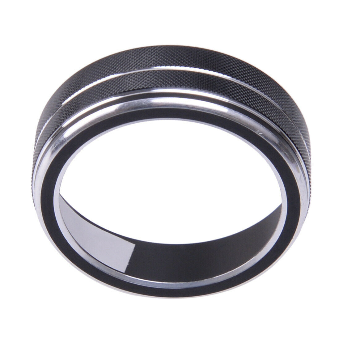 3pcs Black AC Switch Knob Ring Cover Fit for VW Atlas Cross Sport 2020 2021 new