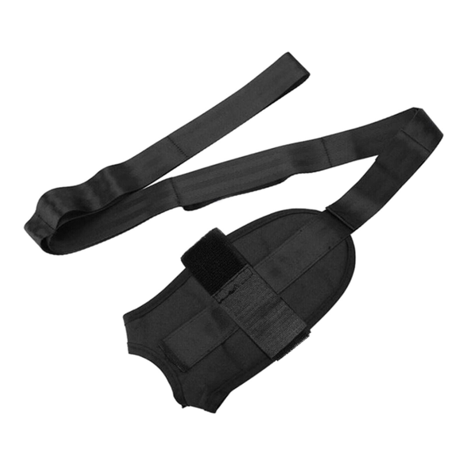 Stretch Strap & Foot Stretcher Set Yoga Stretching Nonelastic for Pilates