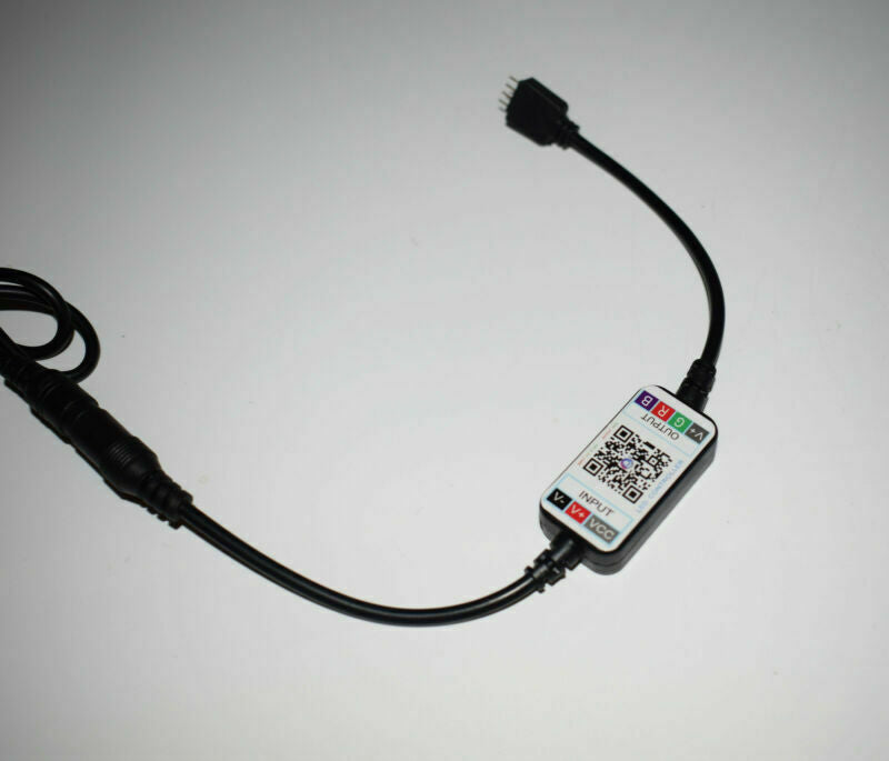 Bluetooth Remote Control RGB LED Head Lights For Retrofit Projectors Lens Lamps