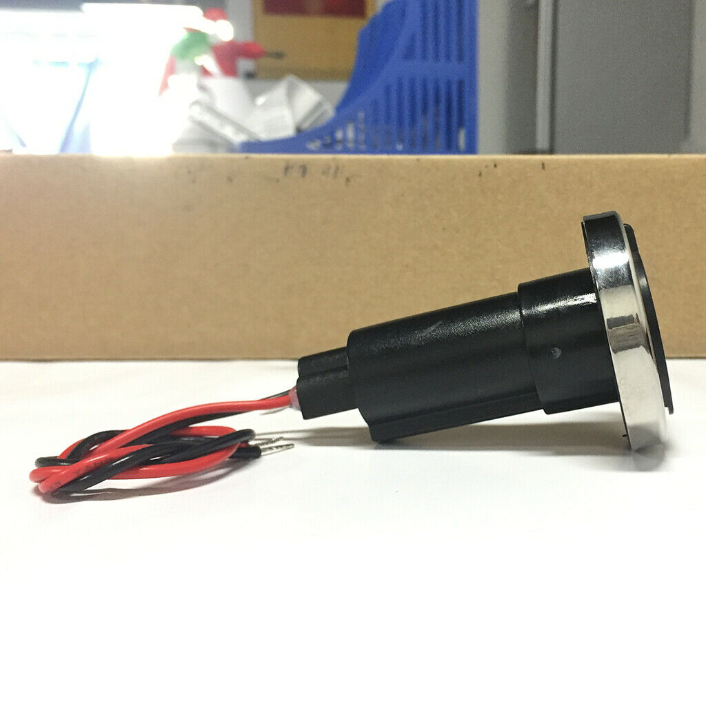 Black Marine Boat 2 Pin Stern Light Plug-in Pole Base Waterproof  Cover