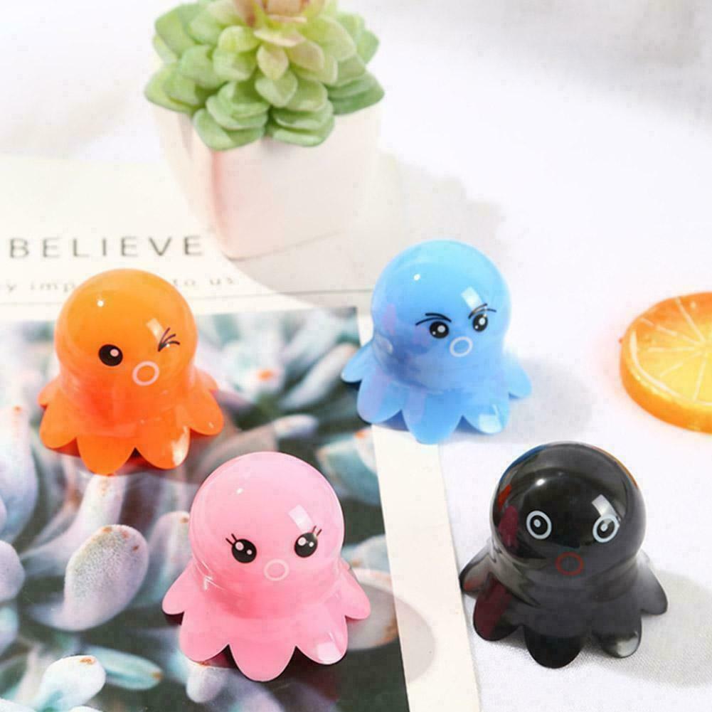 Octopus Shaped Nursing Lip Balm Moisturizing Fades Exfoliating Lip Lines T3S8