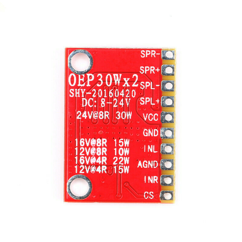 Audio Module Class D Digital Power Amplifier Board Replace TDA8932 OEP30Wx2