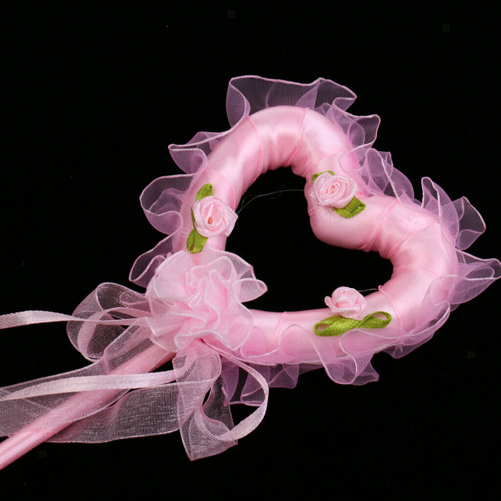 6 Pieces Romantic Pink Heart Shape Princess