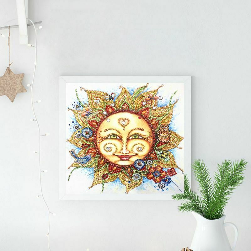 Sun DIY 5D Special Shaped Diamond Painting Embroidery Cross Craft Stitch Kit