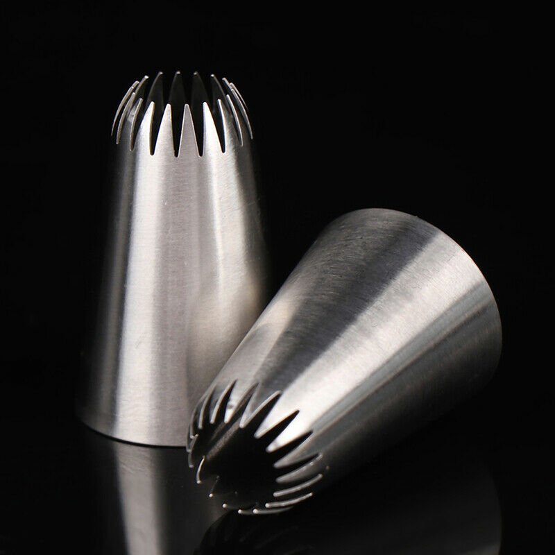 D66 #18 Open Star Icing Nozzle Piping Tip Stainless Steel Cake Decorating TiFCA