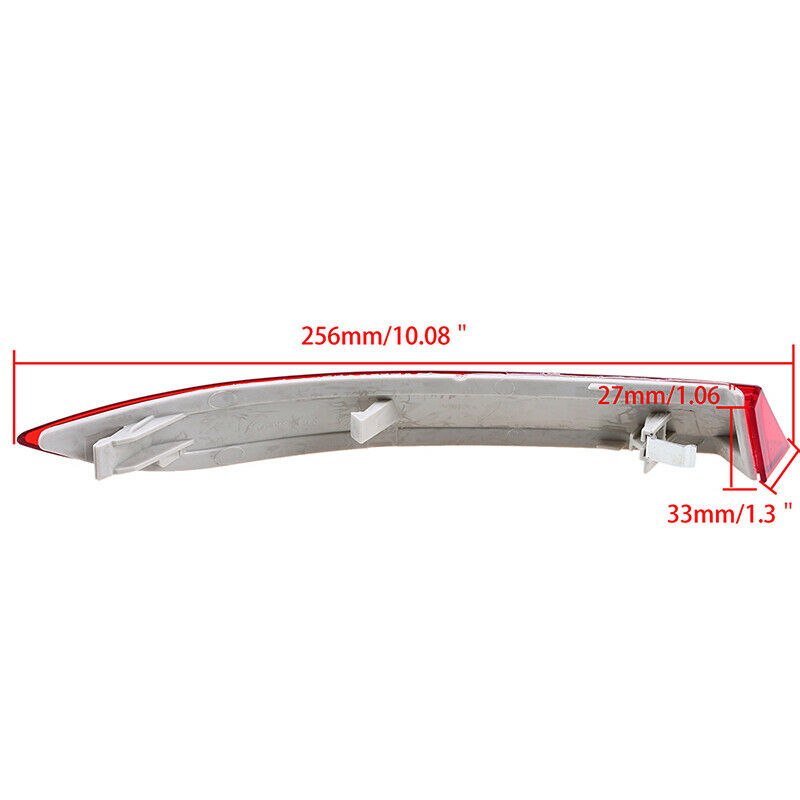 Passenger Right Side Rear Bumper Reflector Light Marker Red Fit BMW X5 2011-2013