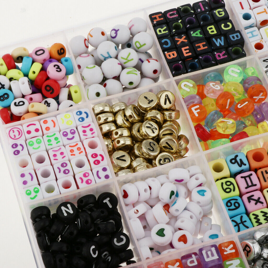 1650pcs DIY Beads Refill Beads 24 Shapes And Colors