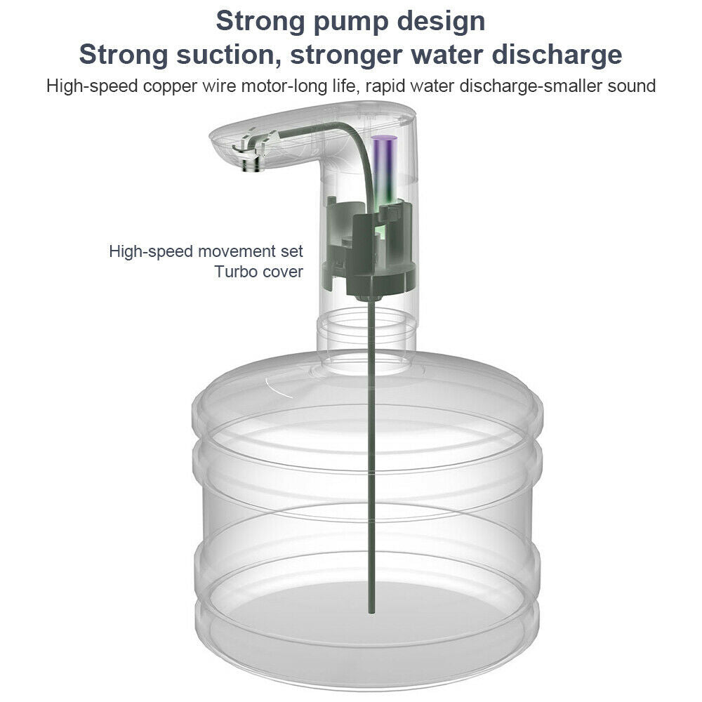 Electric Water Pump Automatic Button Dispenser USB Touch Control Drinking Switch