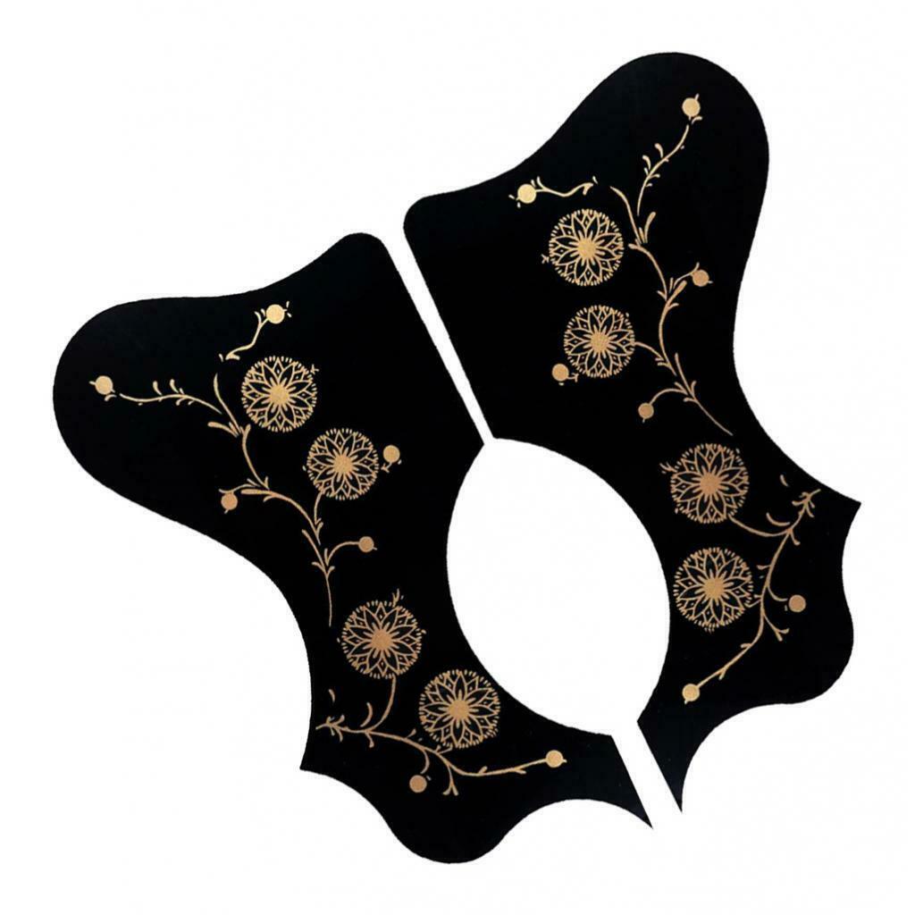 8Pcs Acoustic Guitar PVC Pickguards Self-adhesive Fireworks Printing DIY