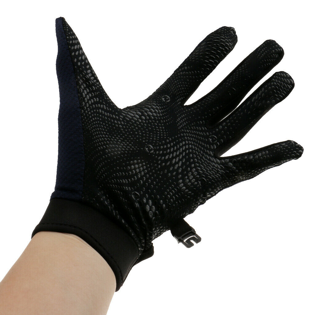 Non-slip Touch Screen Gloves Outdoor Cycling Hiking Climbing Gloves M Blue