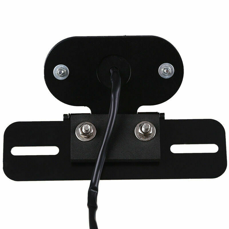 LED License Plate Holder Bracket Brake Tail Dual Light Fit For Pit Bike ATV Red