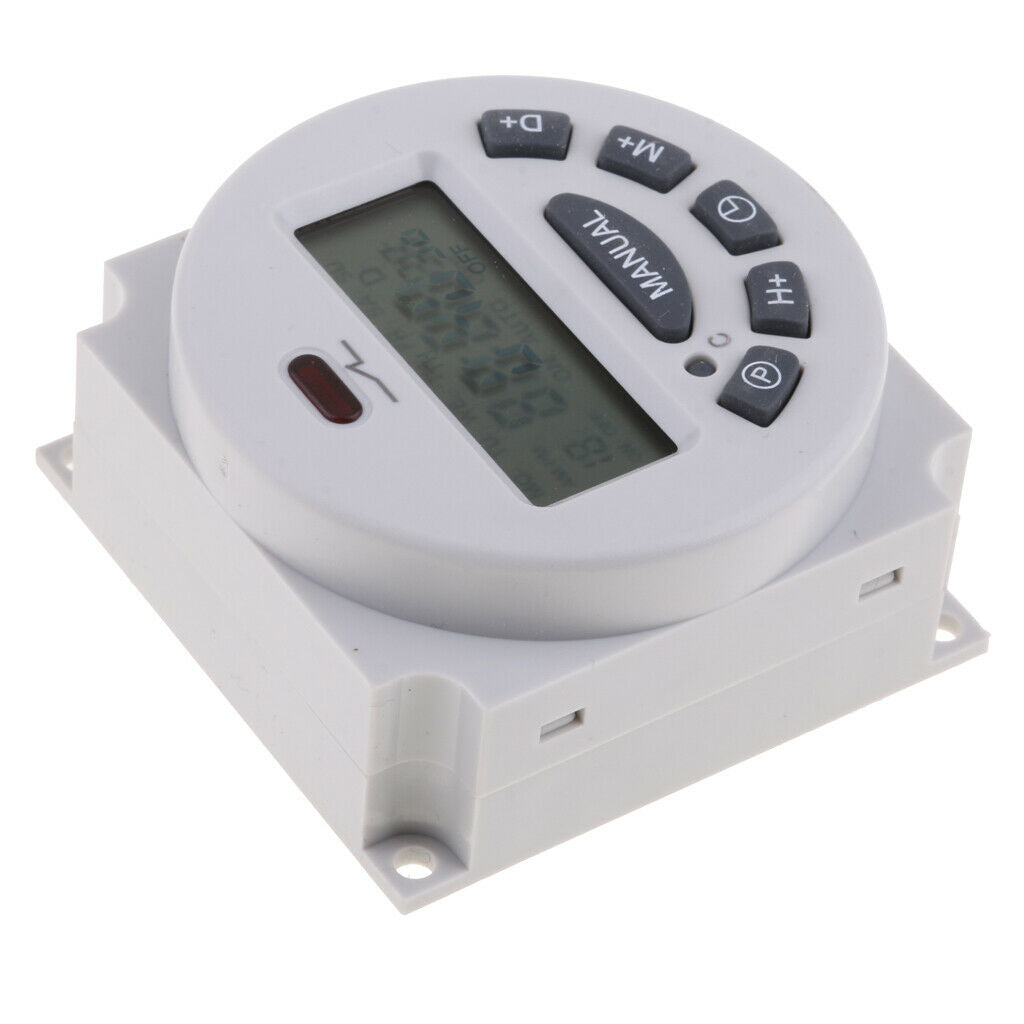 New LCD Digital Weekly Programmable Power Timer Time Relay Switch 12V