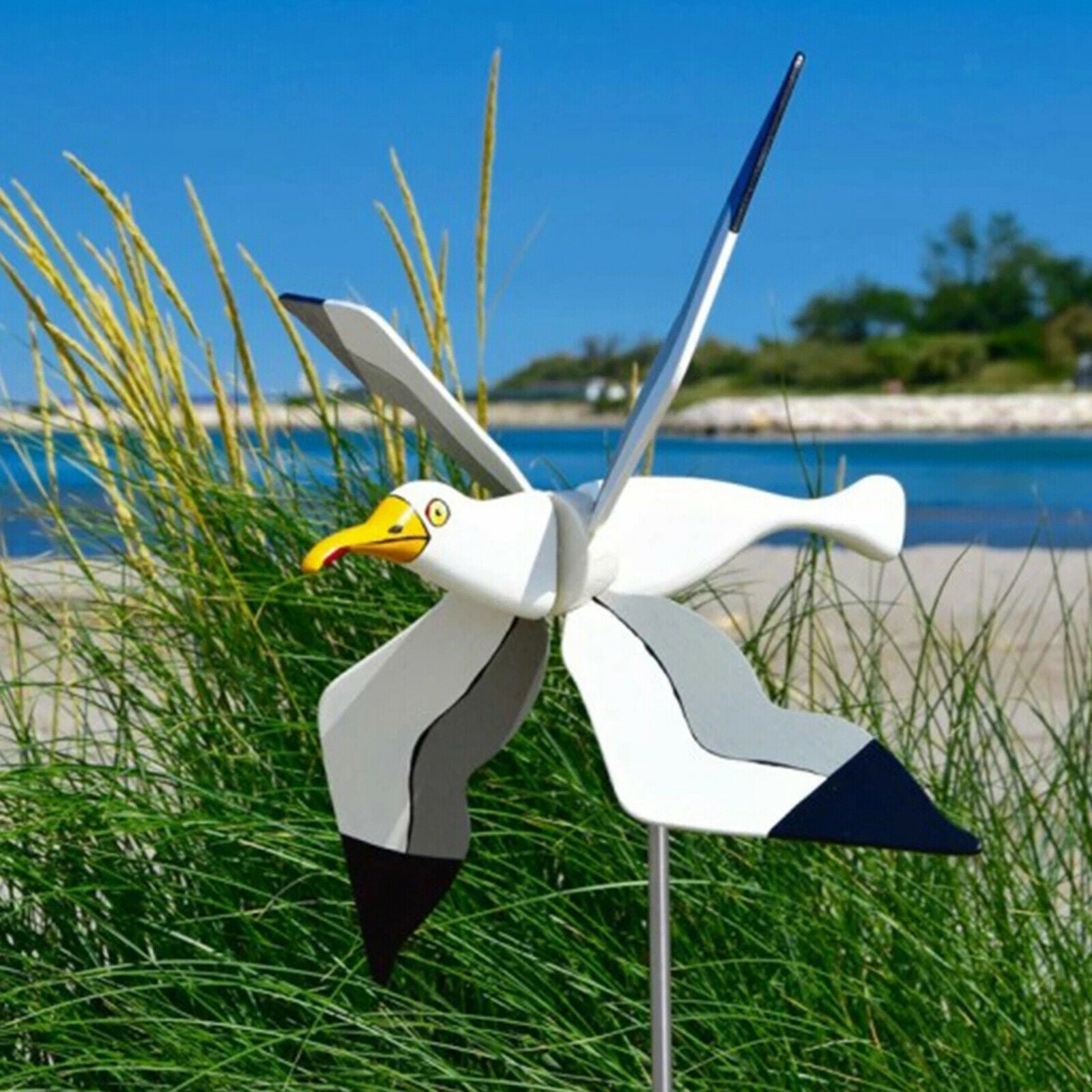 Seagull Windmill Wind Spinner Toys For Garden Outdoor Garden Decoration