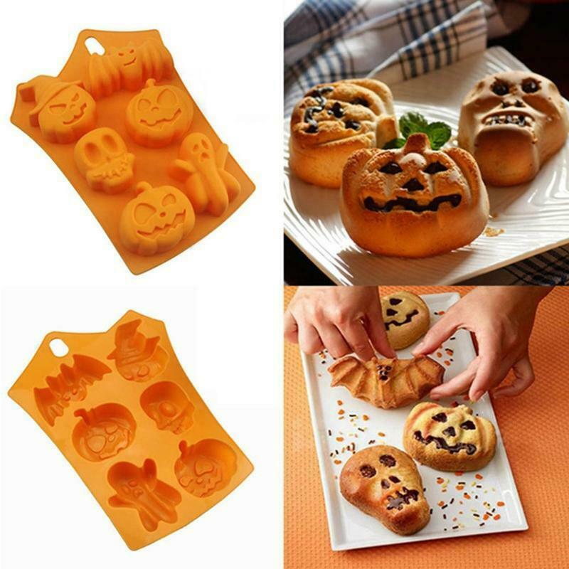 4 PCS Chocolate Mold Non-stick Baking Utensils Pumpkin Personality Modeling Mold