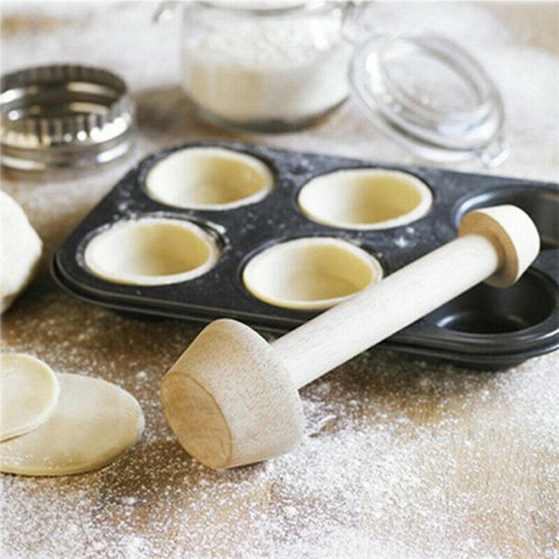 Wooden Egg Tart Mould Double Portable Pastry DIY Baking Supplies Kitchen .l8