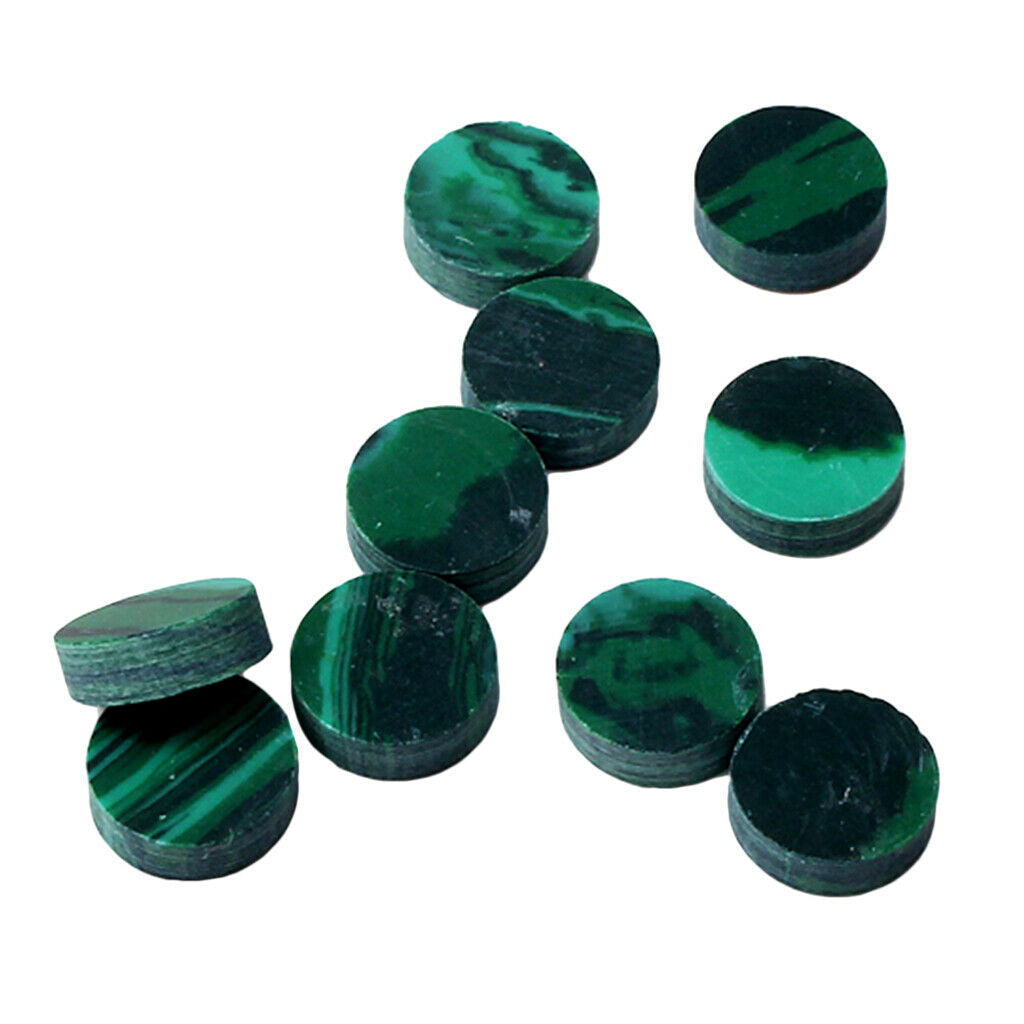 10x Inlay Malachite Dots Marker Decals Freboard for Acoustic Guitar Fret 2mm