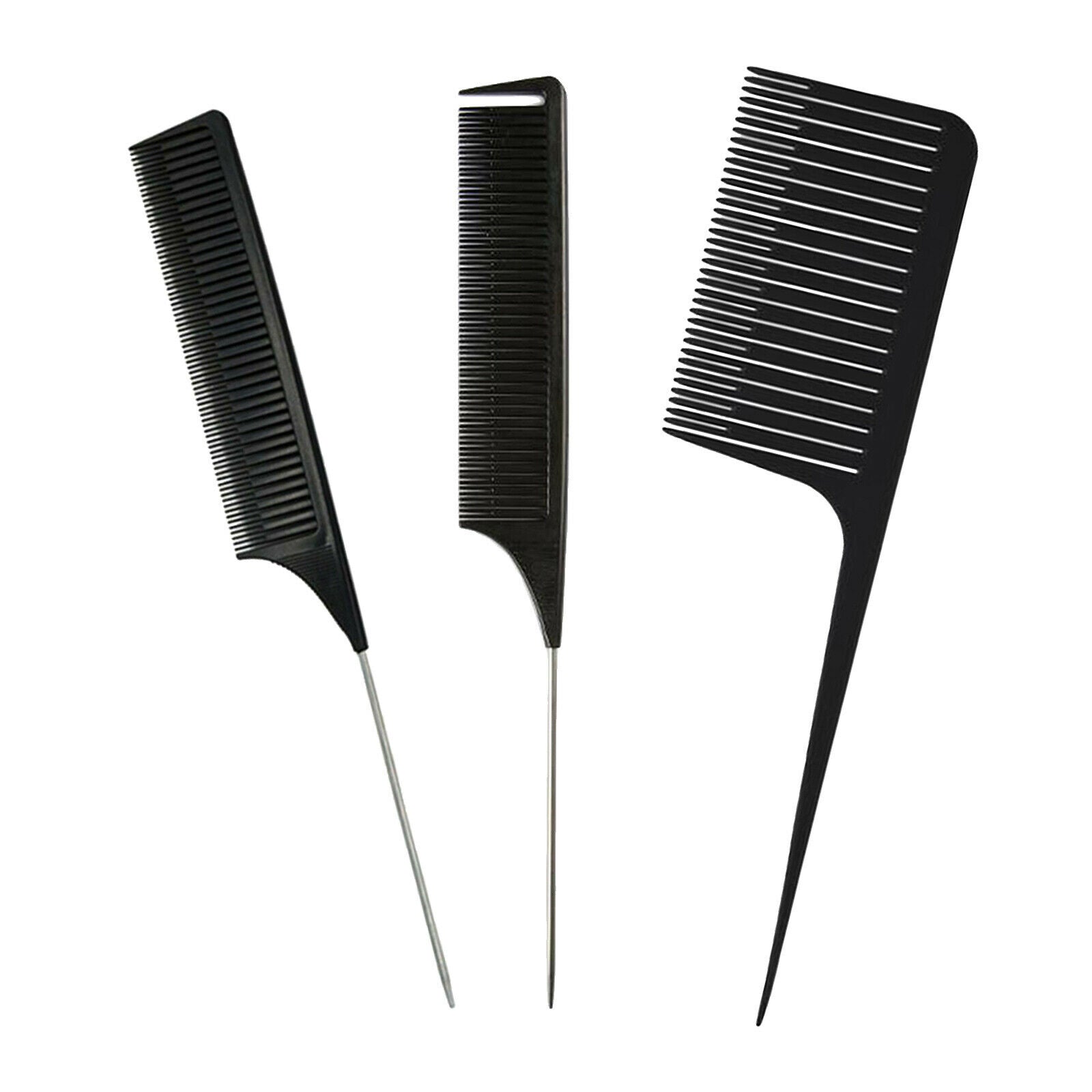 3Pcs ABS Weaving Highlighting Foiling Hair Comb for Salon Styling Hair Combs