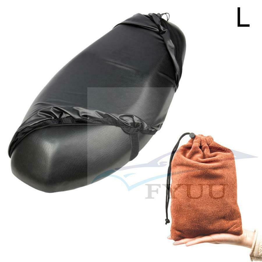 1x L SIZE Motorcycle Seat Cover Dust UV Motorbike Scooter Seat Cushion Protector