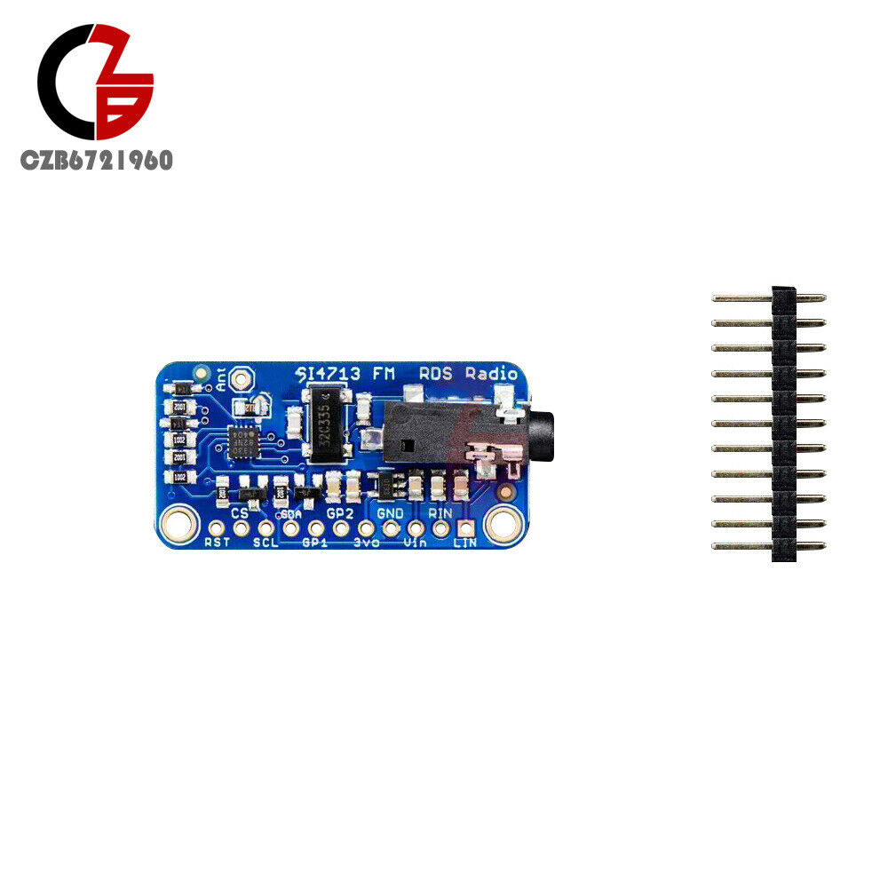 All-in-one Stereo Audio FM Transmitter Module Breakout Board- Si4713 Frequency