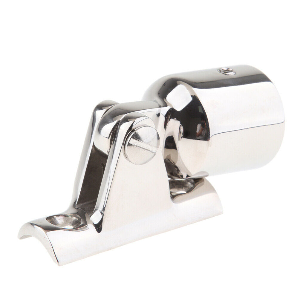 1in 25mm Marine Bimini Fittings Top   Eye End Deck Hinge 316 Stainless Steel