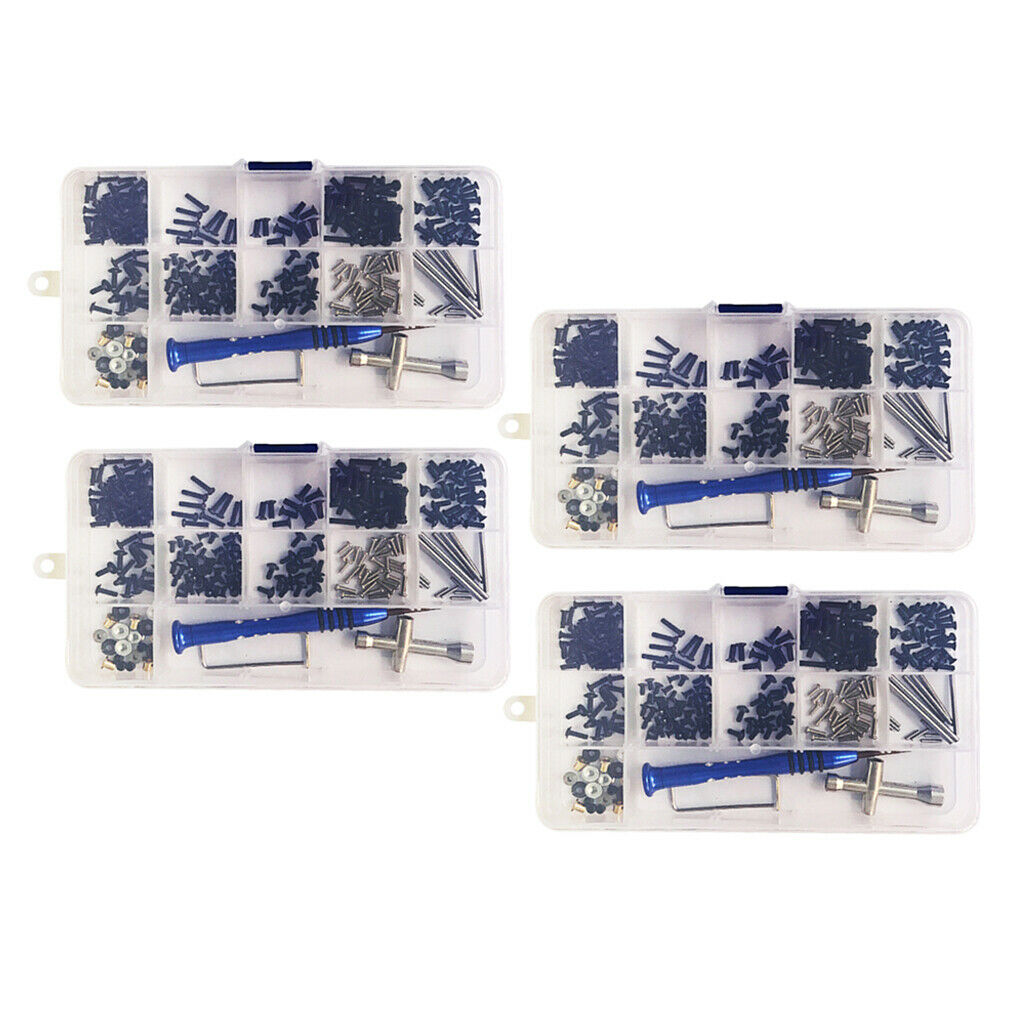 4 Set Screws Bolt Repair Tool Box for Wltoys 1/14 144001 RC Car DIY Accs