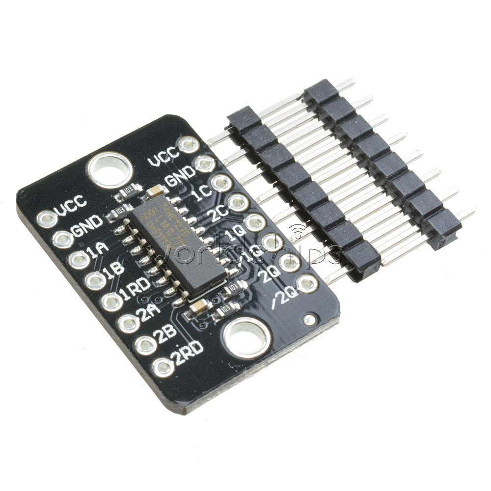 New Dual Retriggerable Monostable Trigger Multivibrator Reset  Module 74HC123D