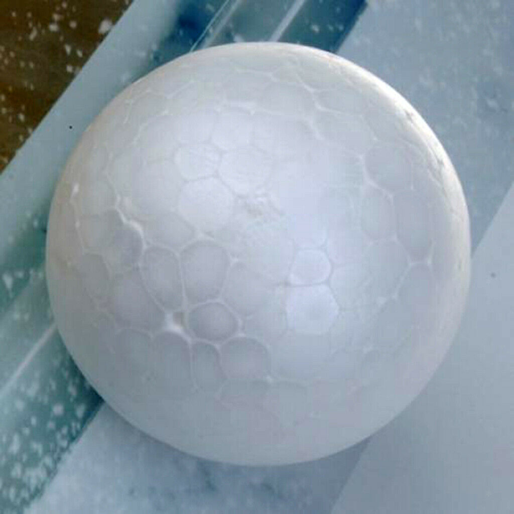 20 Pcs 7 Cm White Polystyrene Polystyrene Balls For DIY Crafts Modeling -