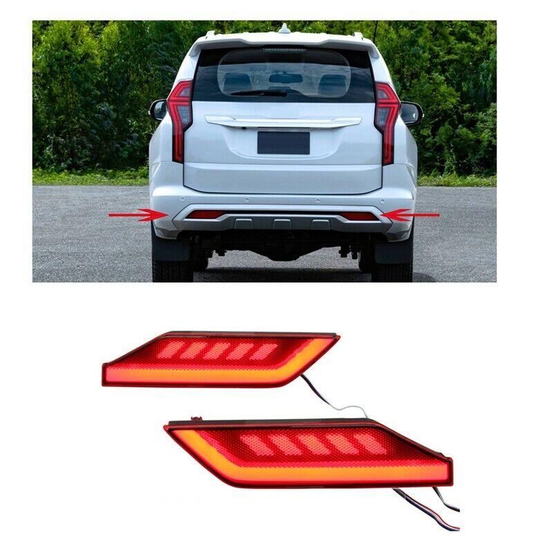 Car Led Rear Bumper Light Driving Light Brake Tail Turn Signal Lamp for MitsubI6