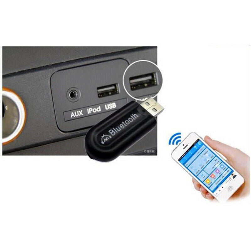 Bluetooth 5.0 Receiver Adapter Car AUX Audio USB Dongle Adapter 3.5mm Ja.l8