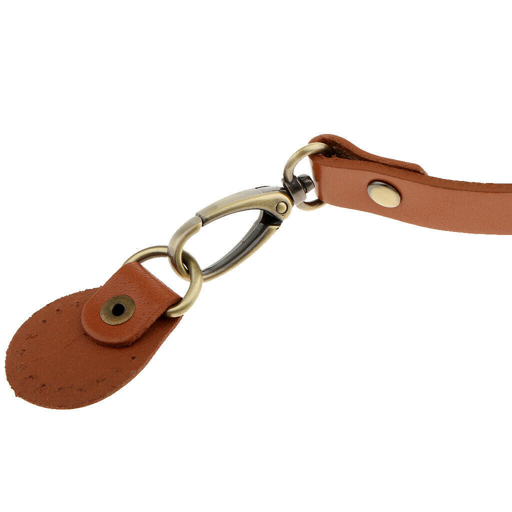 2pcs Adjustable  Leather Shoulder Bag Strap Handle Replacement