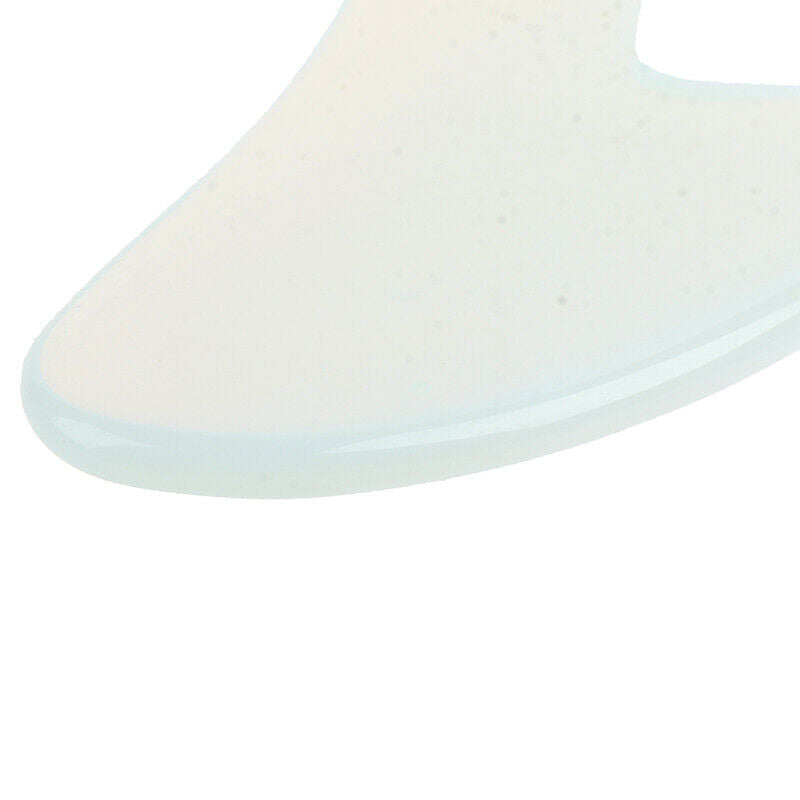 1X Guasha Board Opalite Stone Scraper Massage Tool Heart Shaped Massage P.l8