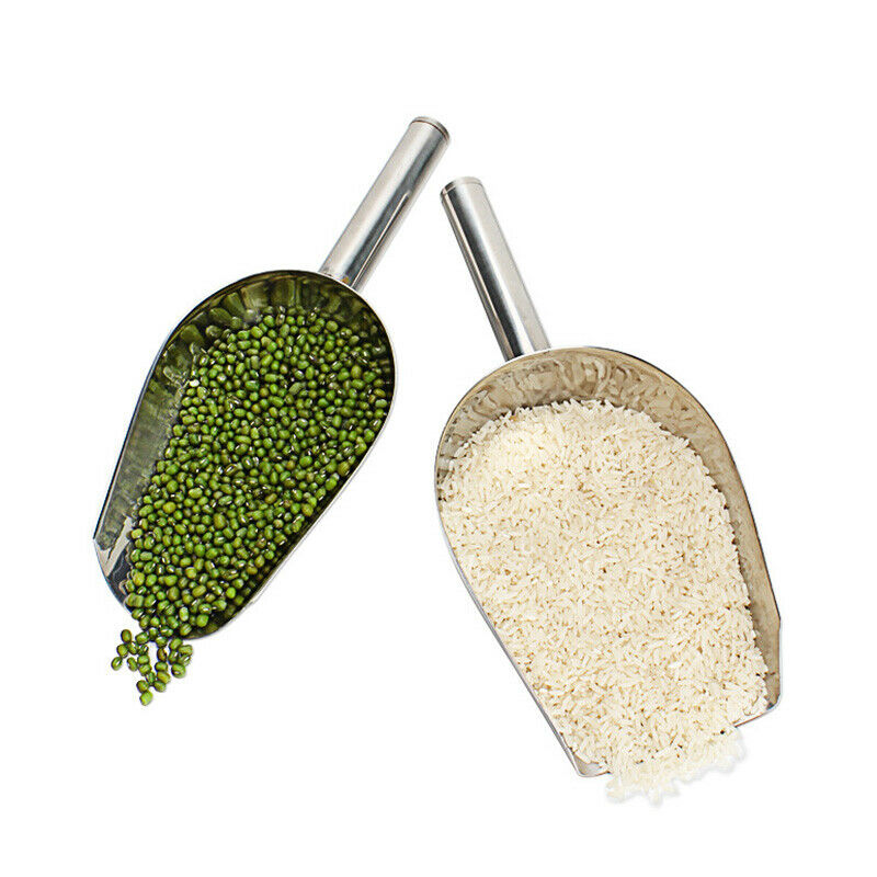Kitchen Stainless Steel Hand Shovel Multifunction Ice Scraper For Coffee Bean