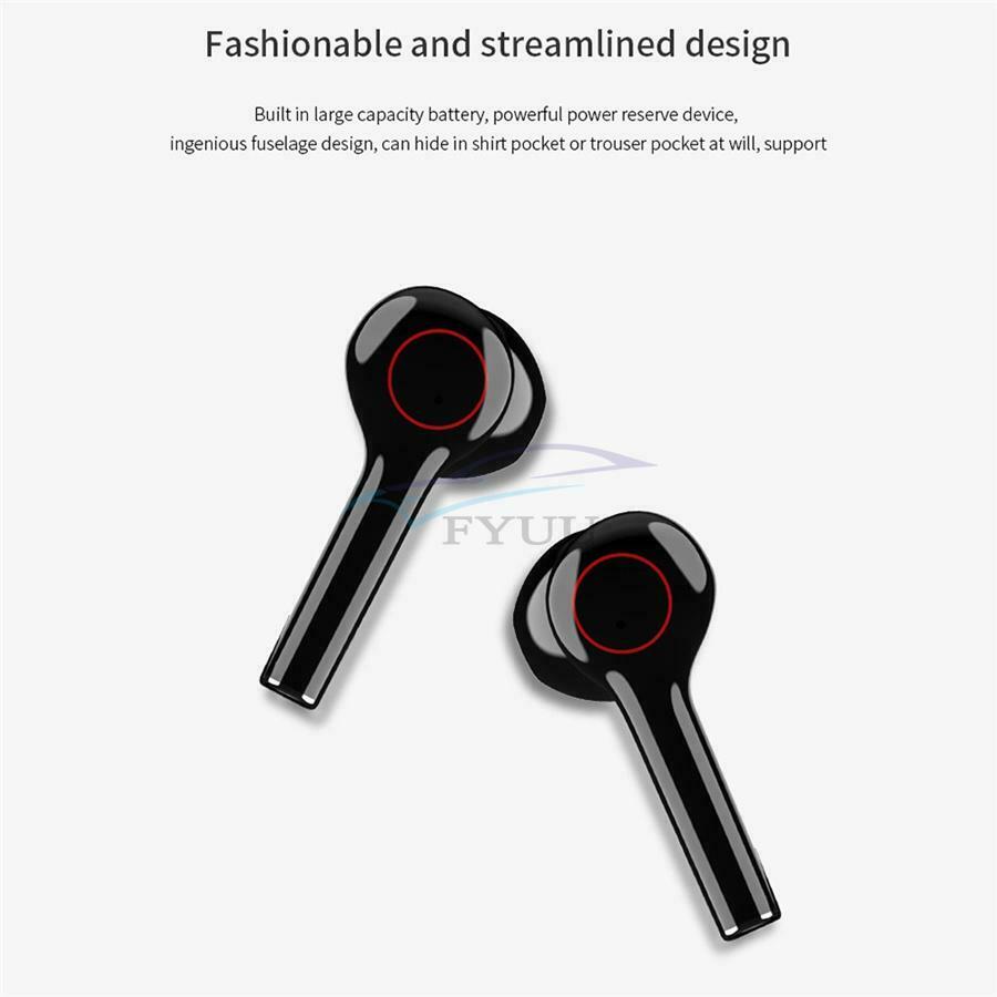 Black 35mAh Bluetooth 5.0 Headphone One-step Pairing Wireless Stereo Earphones