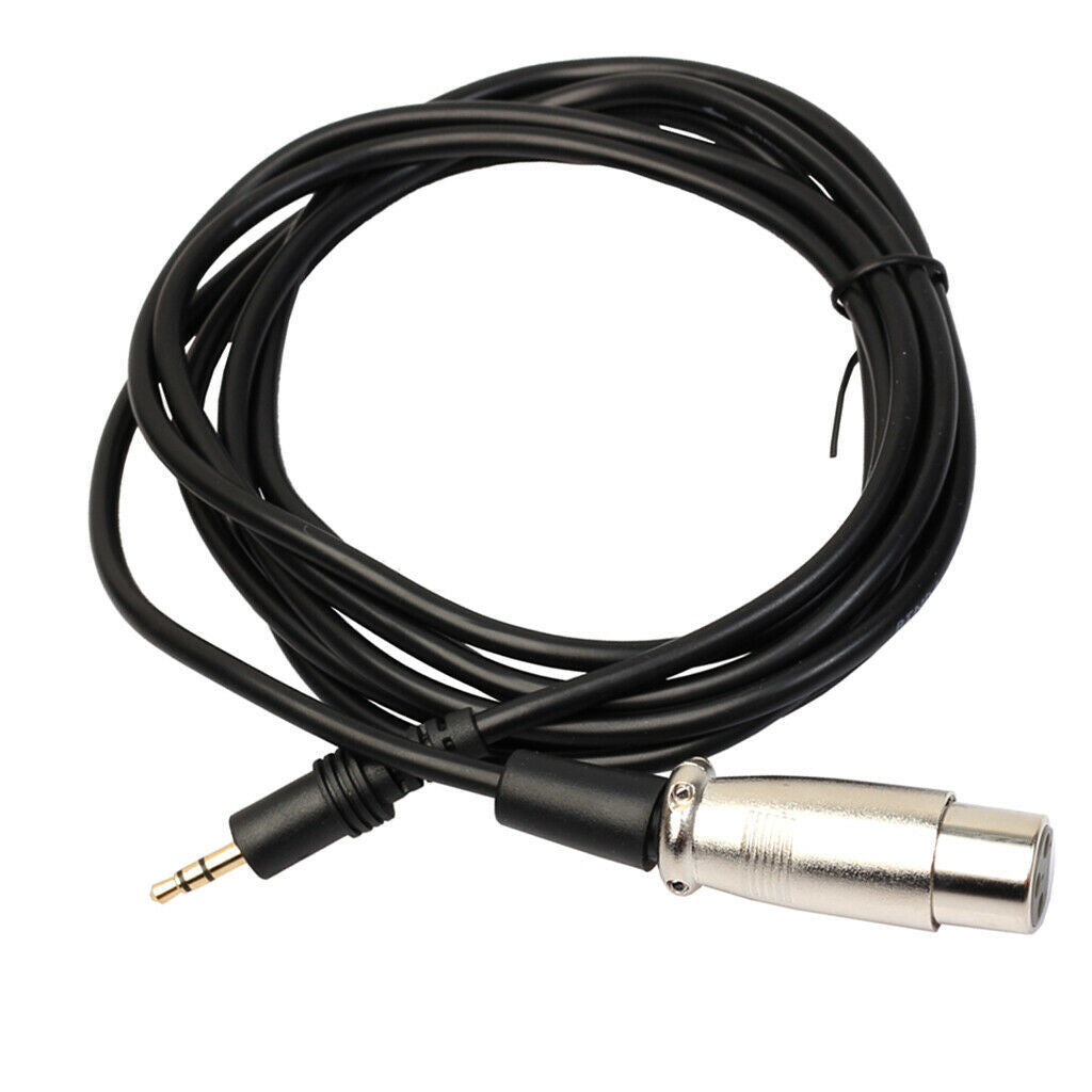3.5mm   Plug TRS To XLR Cable (Male To Female) Mic Audio Cord Cable 10Ft