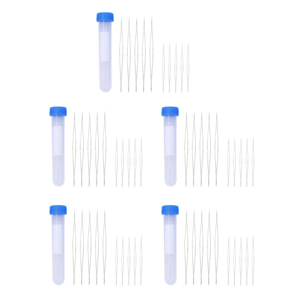 50 Pieces Beading Needle for Earrings Jewelry Making Beading Tool 58mm 102mm