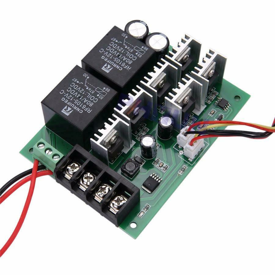 DC 12/24/36/48V 60A PWM Motor Speed Controller CW CCW Reversible Switch