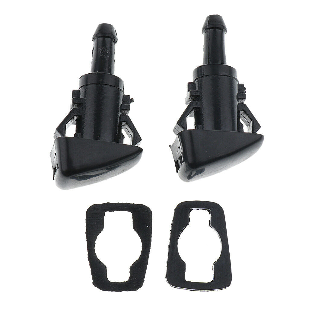 2X Plastic Windshield Washer Wiper Water Spray Jet Nozzle For Chrysler 300C