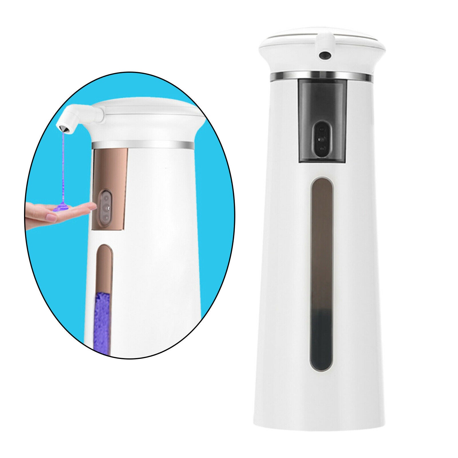 13.5oz 400ml Foaming Soap Dispenser High Capacity for Bathroom Restaurant