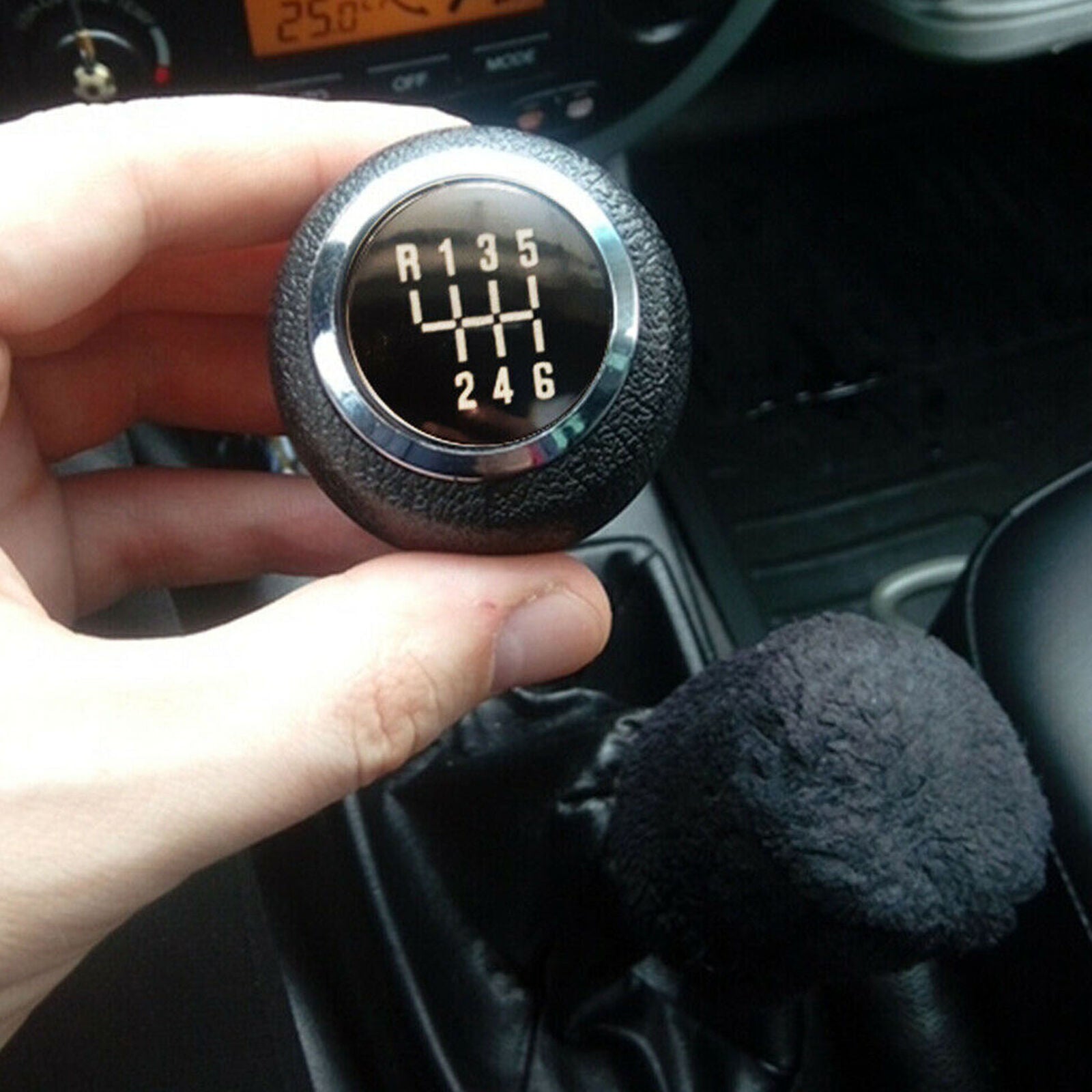 6 Speed Car Manual Gear Shift Knob Shifter Head For Chevrolet Chevy Cruze 08-14